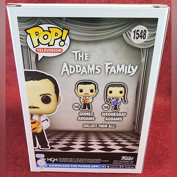 Gomez Addams funko # 1548 (nib) With pop protector - Picture 7 of 7